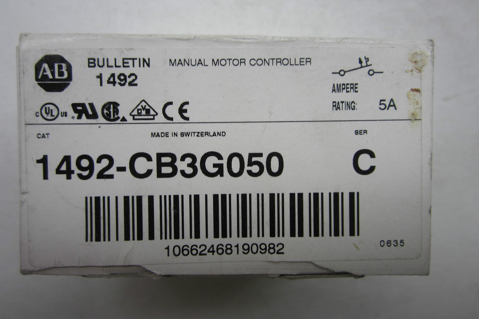 NEW ALLEN BRADLEY 1492-CB3G050 CIRCUIT BREAKER 1492CB3G050