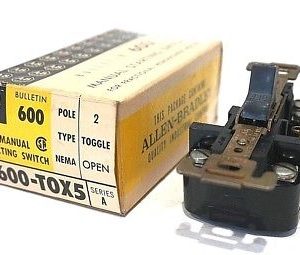 NEW ALLEN BRADLEY 600-TOX5 STARTING SWITCH SER.A 600TOX5