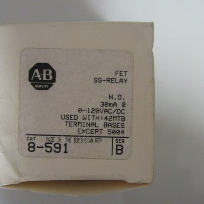 NEW ALLEN BRADLEY 8-591 PLUG IN MODULE 8591
