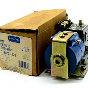 NEW JOSLYN CLARK 714UPD-120 PMT PNEUMATIC TIMING RELAY 10AMP 600VAC 714UPD120