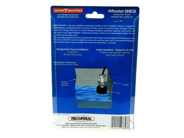 NEW LOT OF 13 RECTORSEAL SAFE-T-SWITCH MODEL SS3 OVERFLOW SHUT OFF SWITCH - Image 5