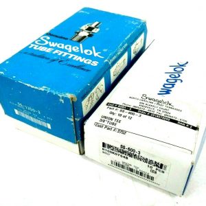NEW LOT OF 15 SWAGELOK UNION TEE'S 10EA SS-600-3 3/8" 5 EA SS-1210-3 3/4"