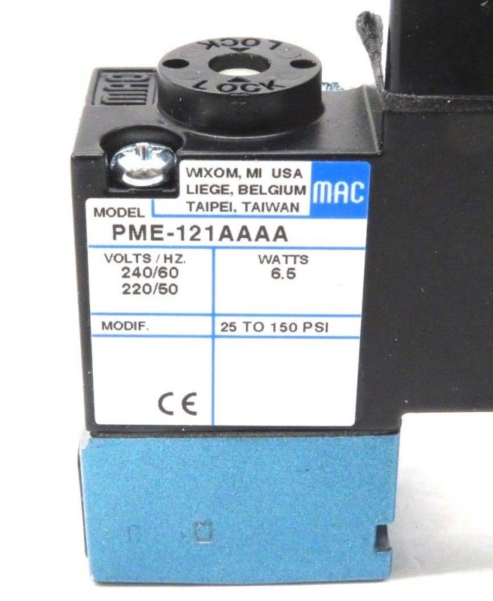 NEW MAC VALVES PME-121AA SOLENOID VALVE PME121AA PME121AAAA - Image 3