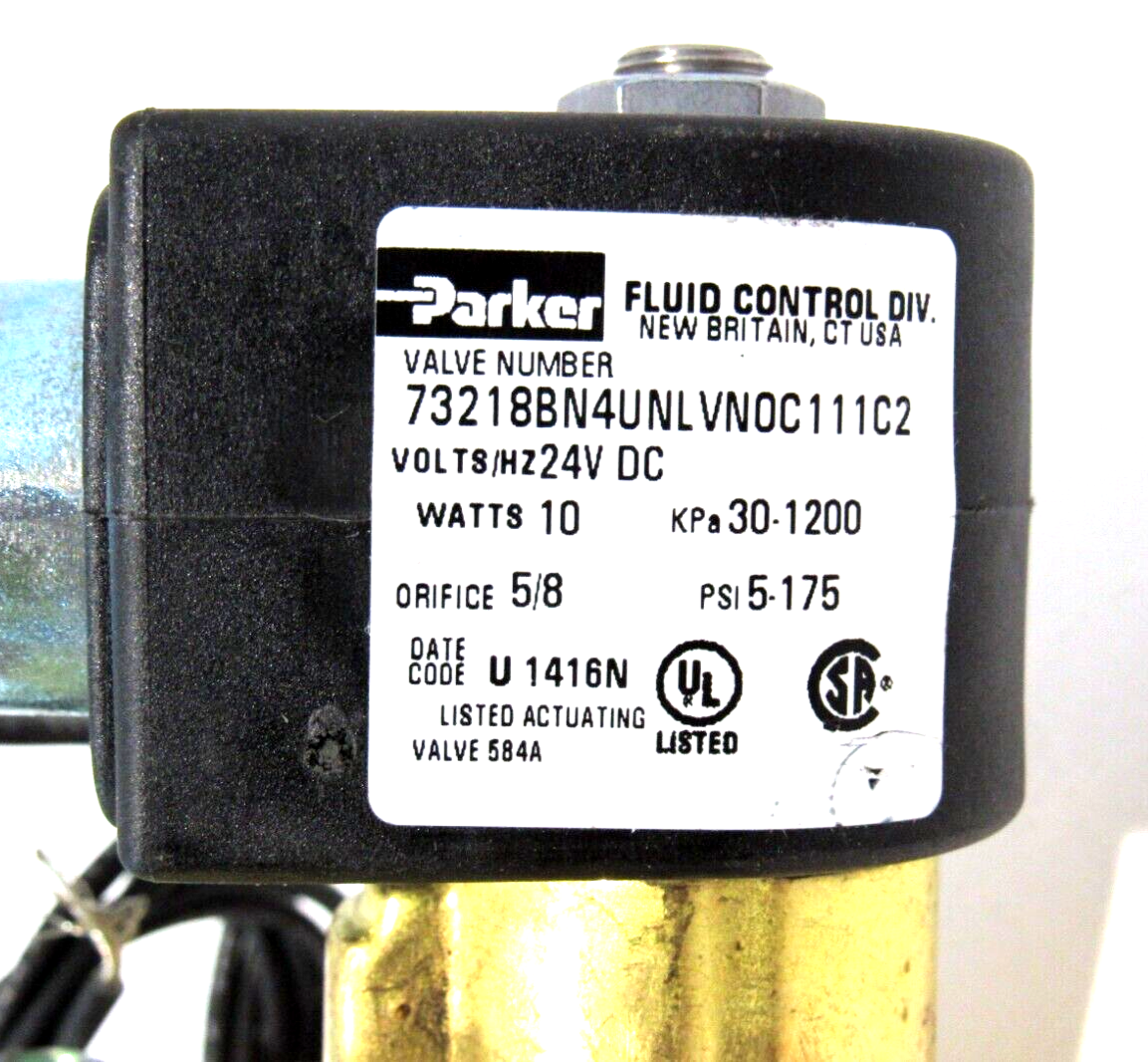 NEW PARKER 73218BN4UNLVN0C111C2 SOLENOID VALVE - SB Industrial