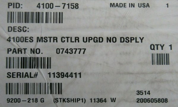 NEW SIMPLEX 4100-7158 MASTER CONTROL UPGRADE NO DISPLAY 4100ES 0743777 41007158 - Image 3