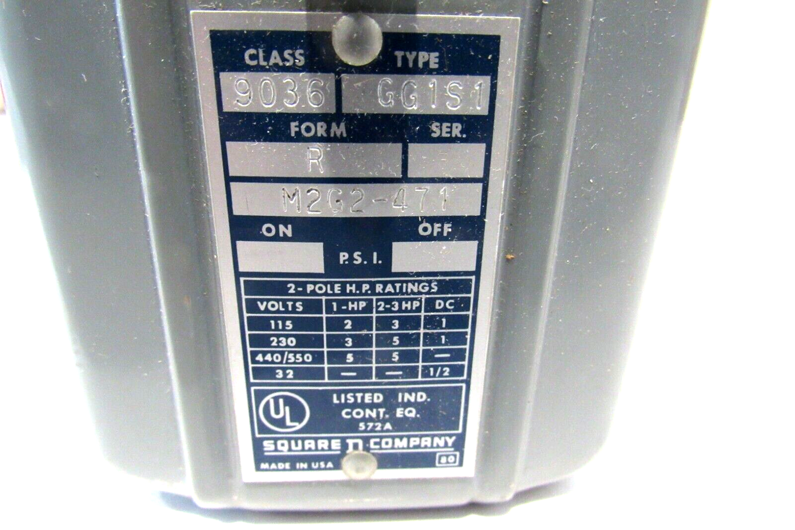 NEW SQUARE D 9036-GG1S1 FLOAT SWITCH 9036GG1S1 - Image 4