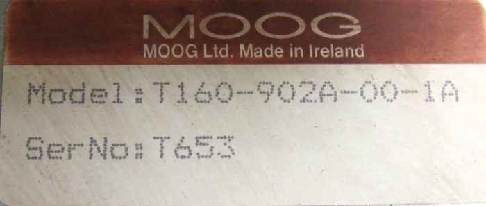 USED MOOG T160-902A-00-1A POWER SUPPLY T160902A001A - Image 5