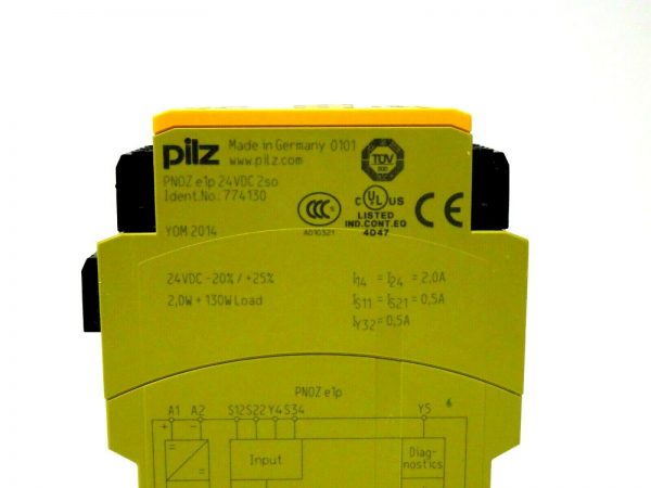 USED PILZ PNOZ-E1P-24VDC-2SO SAFETY RELAY 774130 PNOZE1P24VDC2SO - Image 3