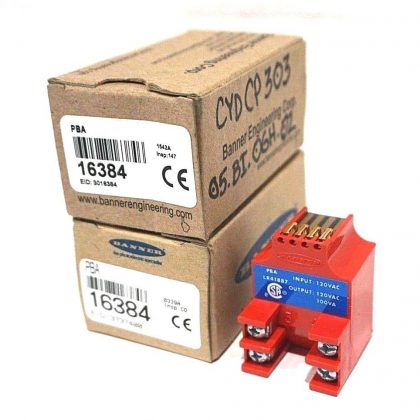 2 NEW BANNER ENGINEERING PBA POWER BLOCKS 16384