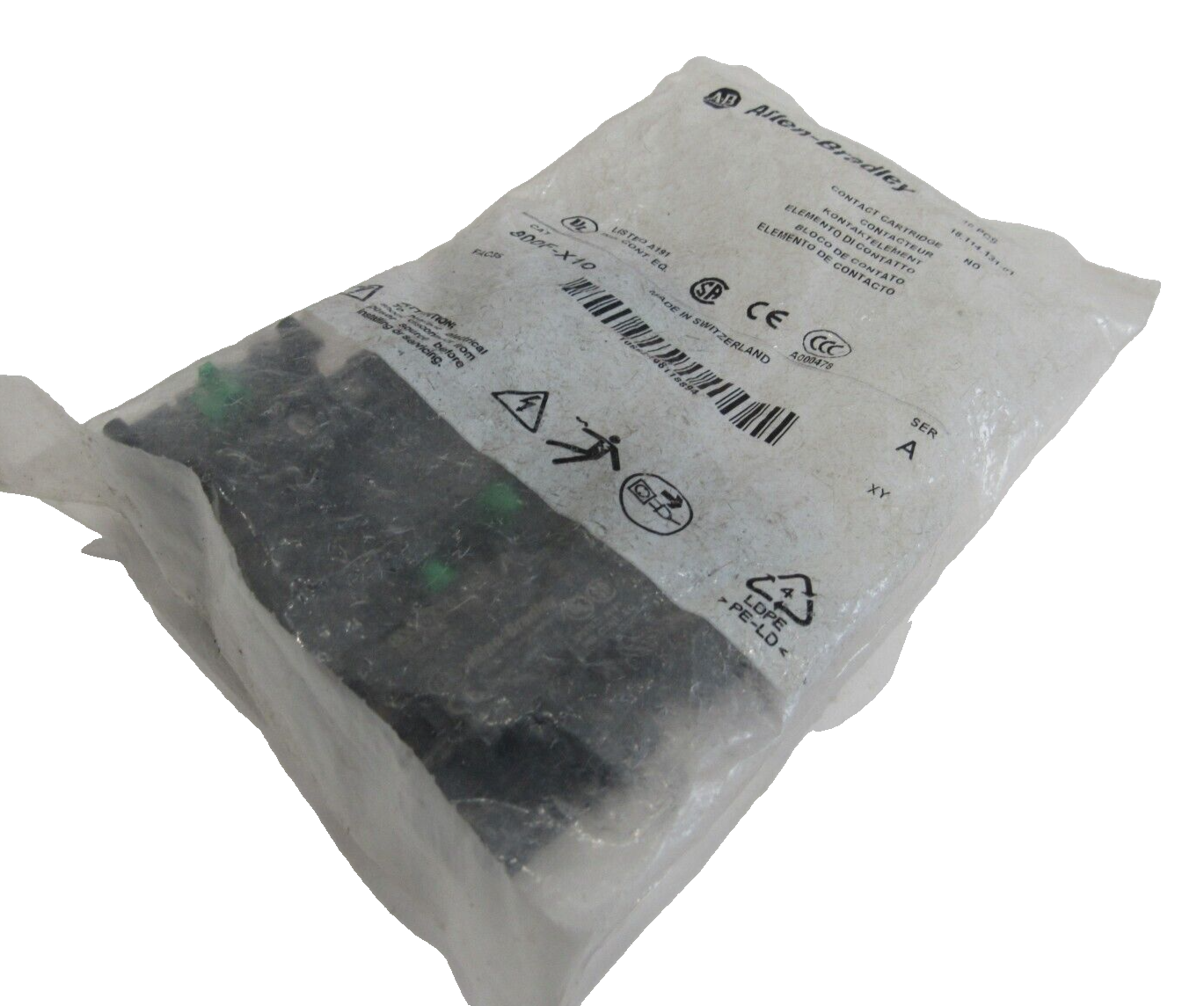 ALLEN BRADLEY 800F-X10 CONTACT CARTRIDGE SER. A 800FX10 10 PCS. NEW, SURPLUS - Image 6