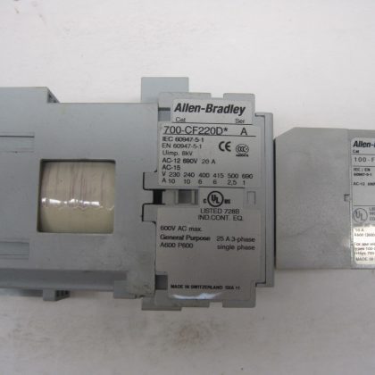 Allen Bradley 700-CF220D Control Relay W/100-FPT 700CF220D
