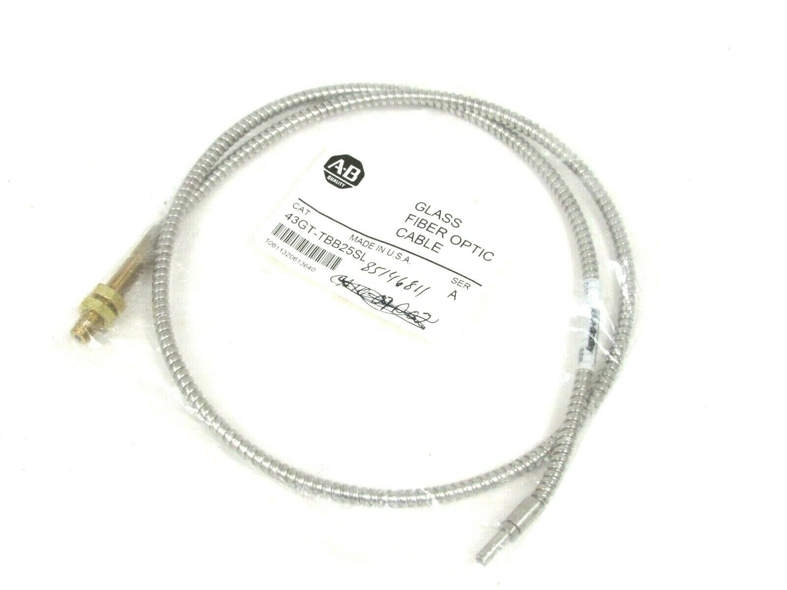 NEW ALLEN BRADLEY 43GT-TBB25SL GLASS FIBER OPTIC CABLE 43GTTBB25SL