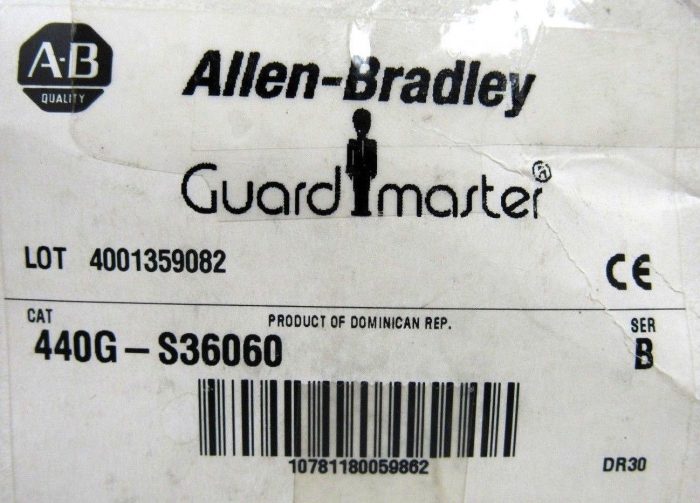 NEW ALLEN BRADLEY 440G-S36060 LOCKING SWITCH 440GS36060 SER B - Image 5