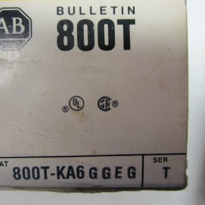 NEW ALLEN BRADLEY 800T-KA6 PUSHBUTTON 800TKA6