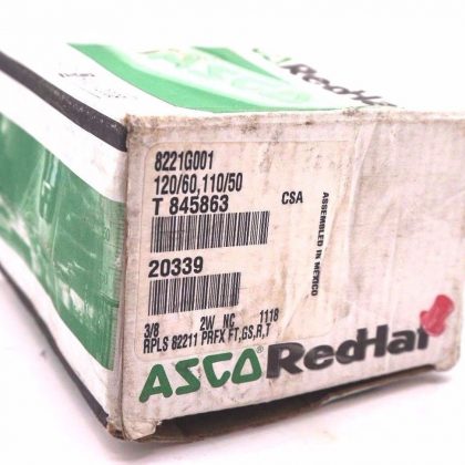 NEW ASCO 8221G001 SOLENOID VALVE
