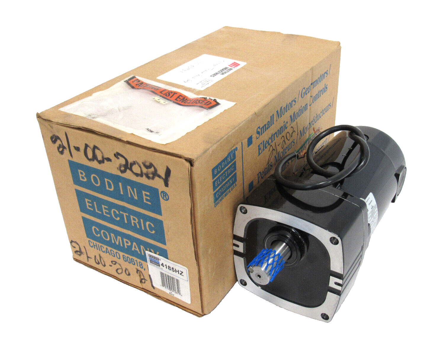 NEW BODINE ELECTRIC 42A5BEPME3 GEARMOTOR 601 130V 4185HZ 42A5BEPME3