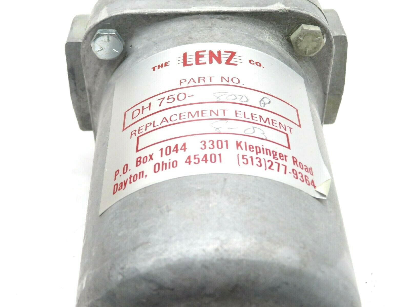 NEW LENZ HYDRAULIC DH750800P FILTER HOUSING DH750800P SB Industrial