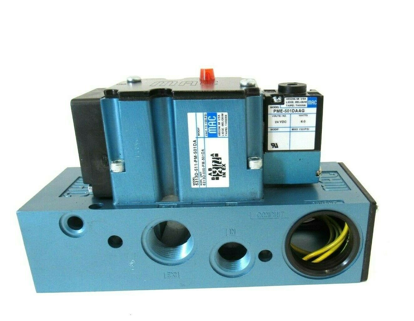NEW MAC VALVES 6313D-511-PM-501DA SOLENOID VALVE 6313D511PM501DA - Image 3