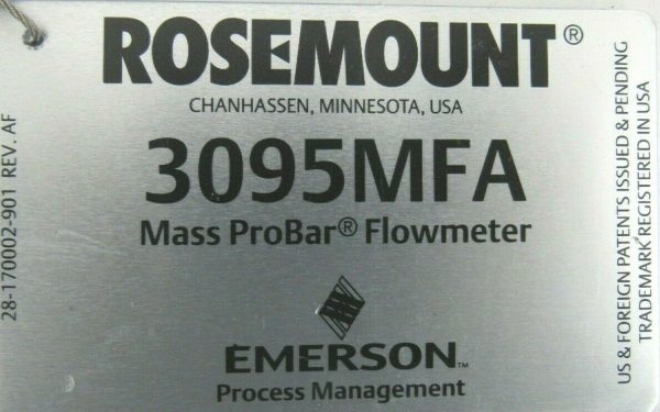 NEW ROSEMOUNT 3095MFA MASS PROBAR FLOWMETER 3095MFAG060CCHPS2T100T31CV1ARLE5M5 - Image 4