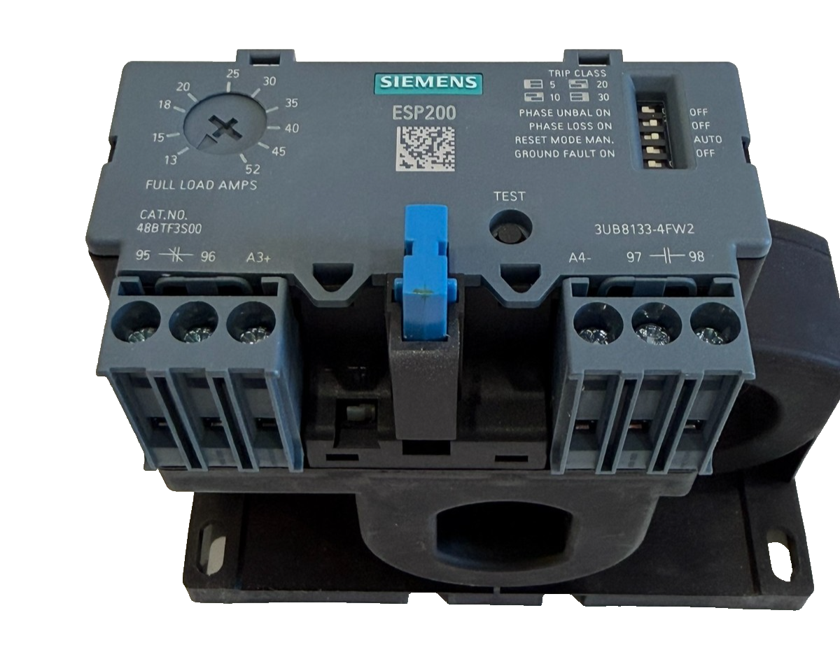 NEW SIEMENS 48BTF3S00 ESP200 OVERLOAD RELAY 3 PHASE 50/60HZ - Image 4