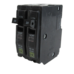 NEW SQUARE D QO120 CIRCUIT BREAKER 1P 20A 120/240V LOT OF 2