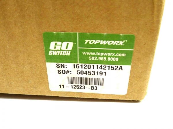 NEW TOPWORX GO SWITCH 11-12523-B3 LIMIT SWITCH 1112523B3 - Image 5