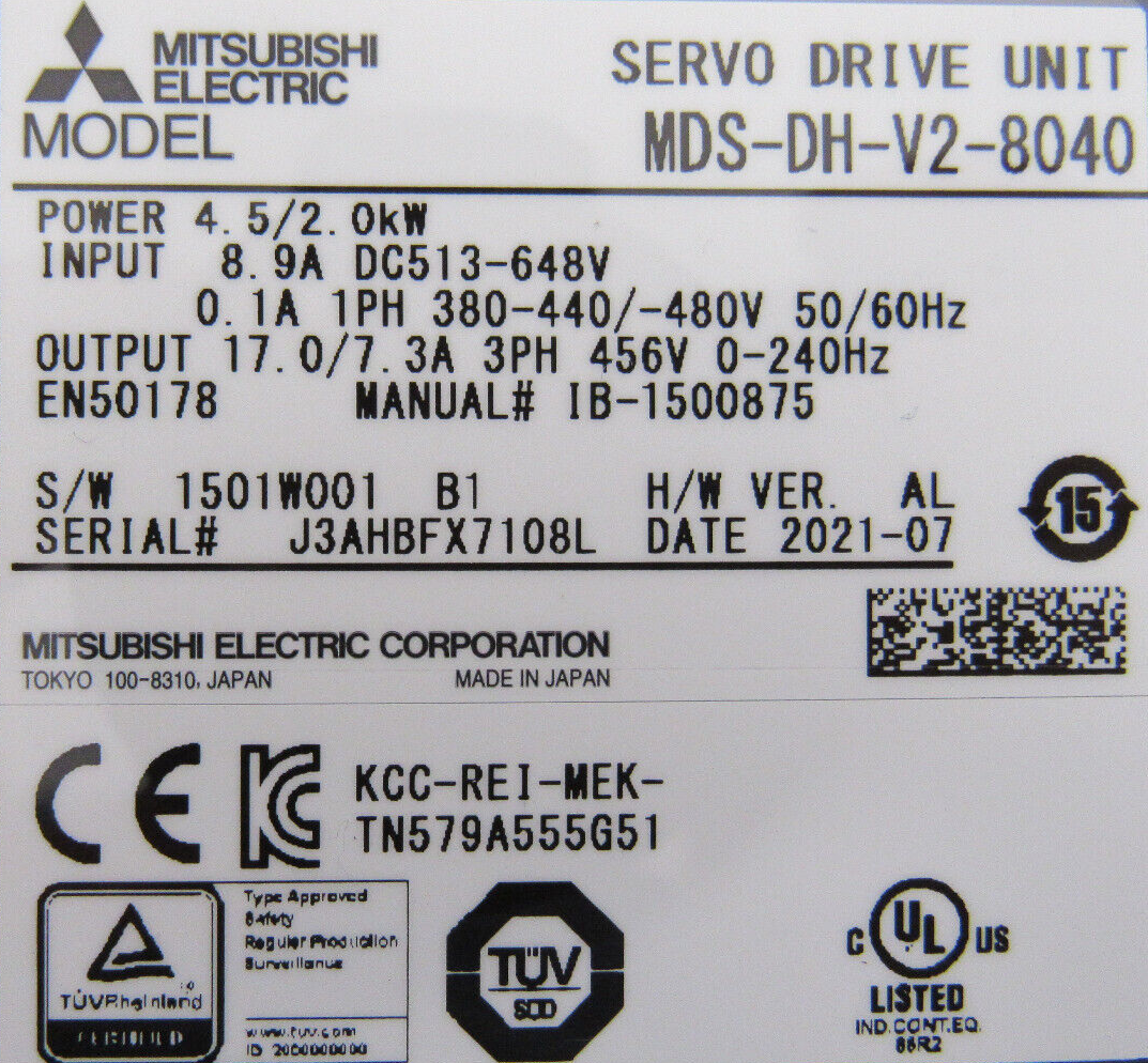 5H018 三菱 MDS-B-CVE-37 電源ユニット美品　動作保証 2026年最新】Yahoo!オークション -mds 三菱の中古品・新品・未使用品一覧