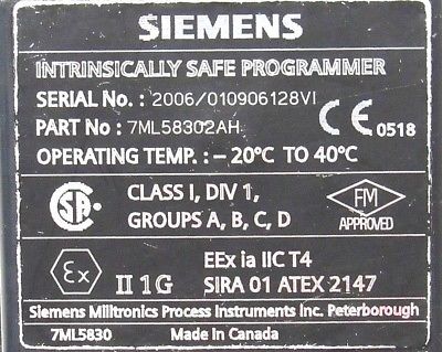 シーメンス Siemens Infrared handheld programmer 7ML18302AK