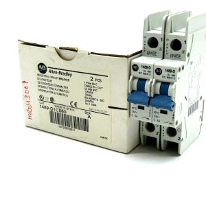 NEW 2 PCS. ALLEN BRADLEY 1489-D1C060 CIRCUIT BREAKER SERIES A 1489D1C060