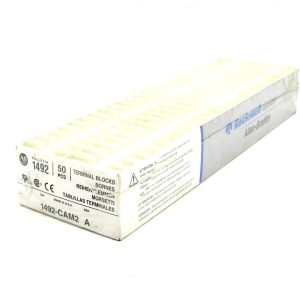 NEW 50 COUNT ALLEN BRADLEY 1492-CAM2 TERMINAL BLOCK SERIES A 1492CAM2