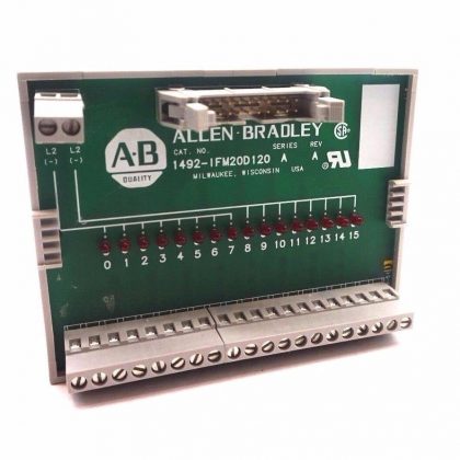 NEW ALLEN BRADLEY 1492-IFM20D-120 INTERFACE MODULE SER.A 1492IFM20D120