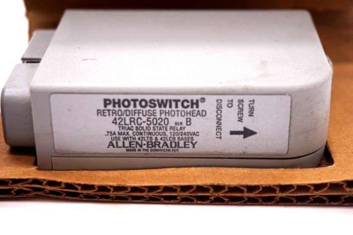 NEW ALLEN BRADLEY 42LRC-5020 PHOTOSWITCH SER.B 42LRC5020 - Image 3