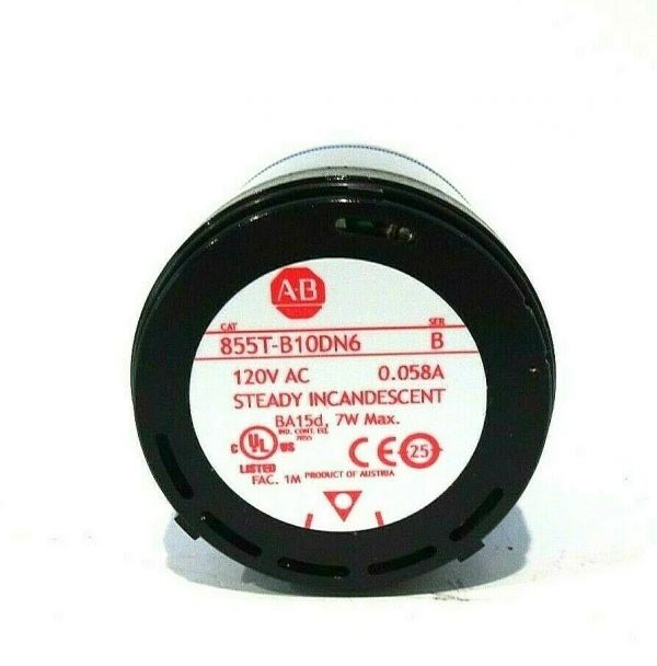 NEW ALLEN BRADLEY 855T-B10DN6 STACK LIGHT SER.B 855TB10DN6 - Image 4