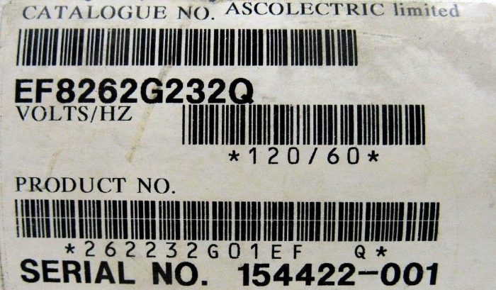 NEW ASCO 270114-032D COIL MP-C-117 270114032D EF8262G232Q - Image 5