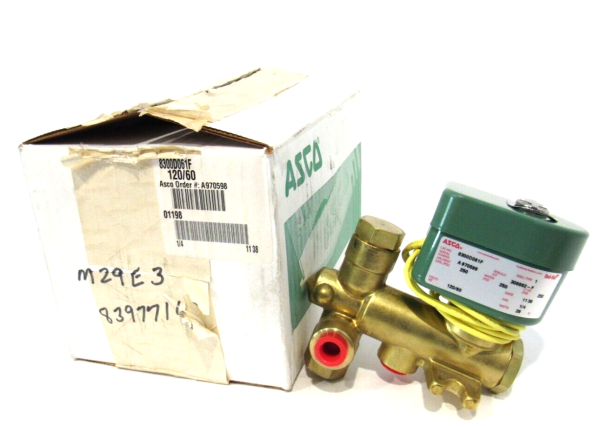 NEW ASCO 8300D061F SOLENOID VALVE 120/60 - SB Industrial Supply, Inc.