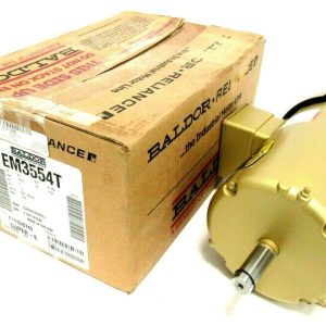 NEW BALDOR EM3554T MOTOR 1.5HP 208-230/460V 1760RPM 7/8" DIA.