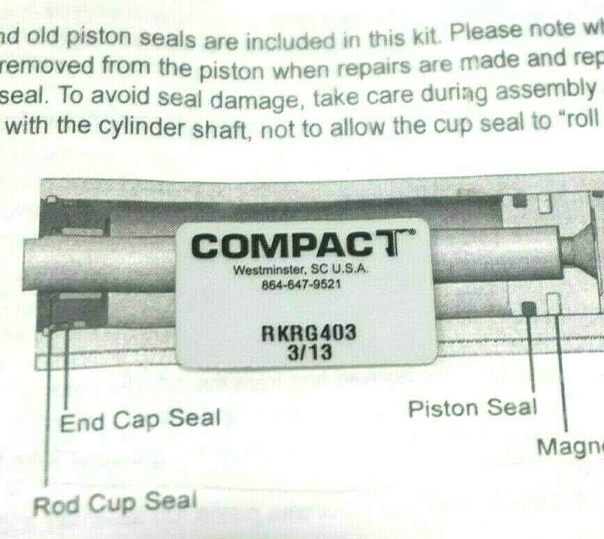 NEW COMPACT RKRG403 UNIVERSAL SEAL KIT - SB Industrial Supply, Inc.
