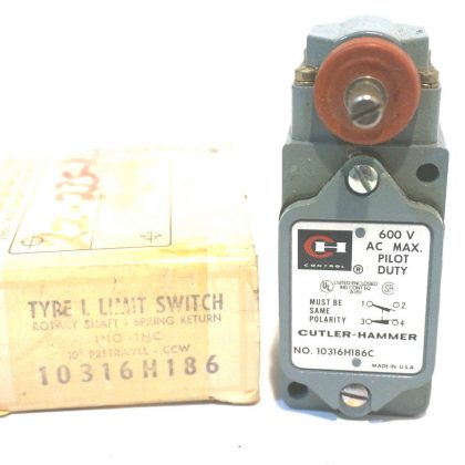 NEW CUTLER HAMMER 10316H186 LIMIT SWITCH