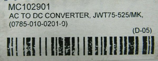 NEW DENSEI-LAMBDA JWT75-525/MK AC TO DC CONVERTER JWT75525MK 0785-010-0201-0 - Image 5