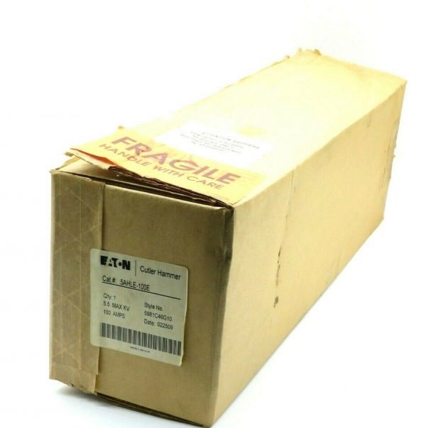 NEW EATON 5AHLE-100E HITH VOLTAGE FUSE100AMPS 50/60HZ 5AHLE100E