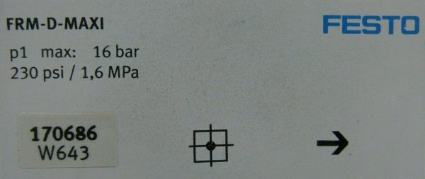 NEW FESTO FRM-D-MAXI BRANCHING MODULE 170686 FRMDMAXI - Image 4