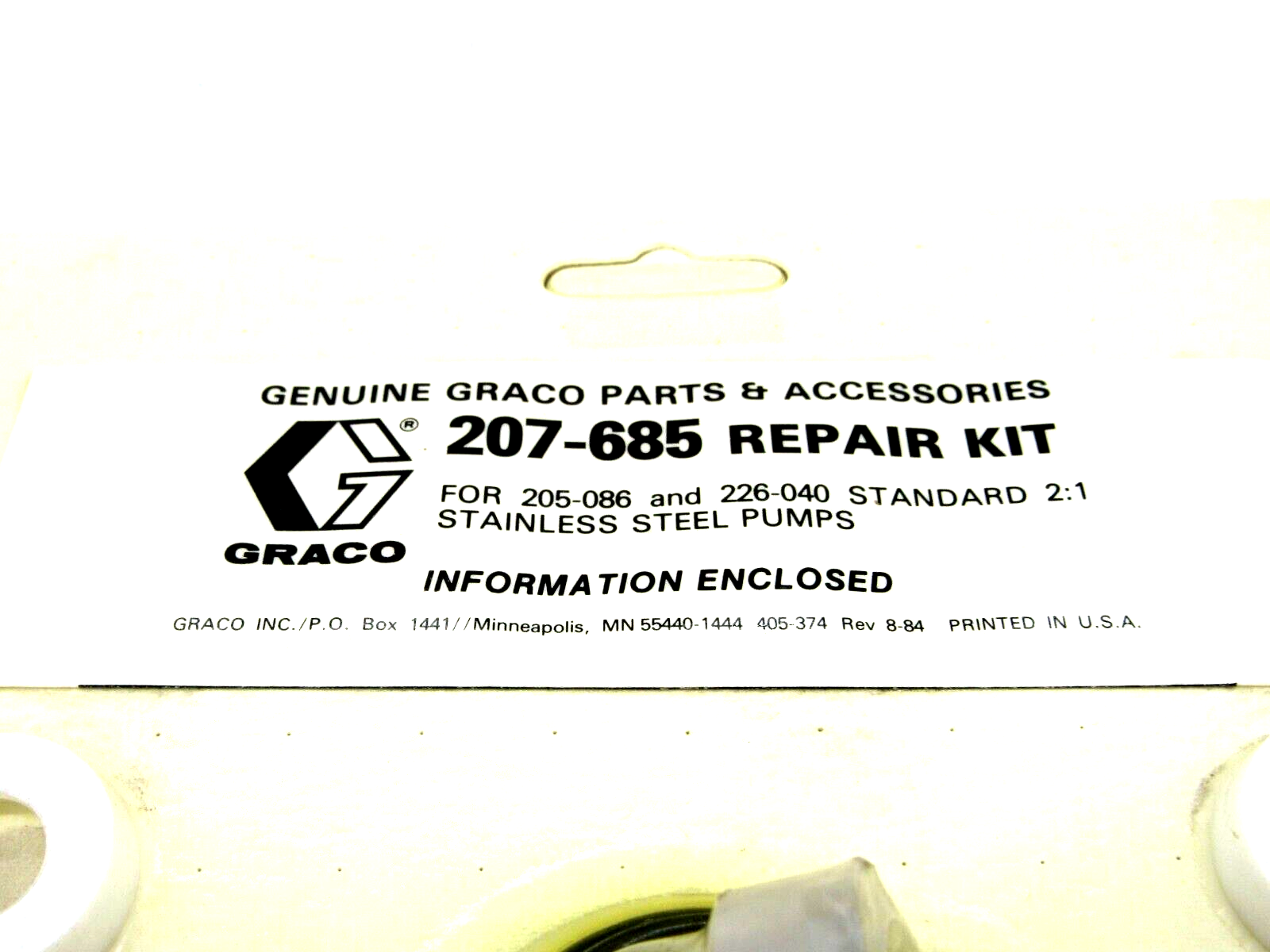 NEW GRACO 207-685 REPAIR KIT 207685 - SB Industrial Supply, Inc.