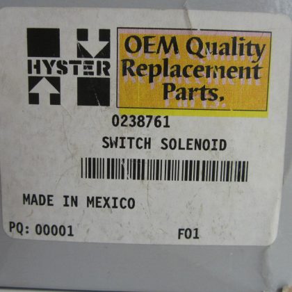NEW HYSTER 0238761 SWITCH SOLENOID 12V.