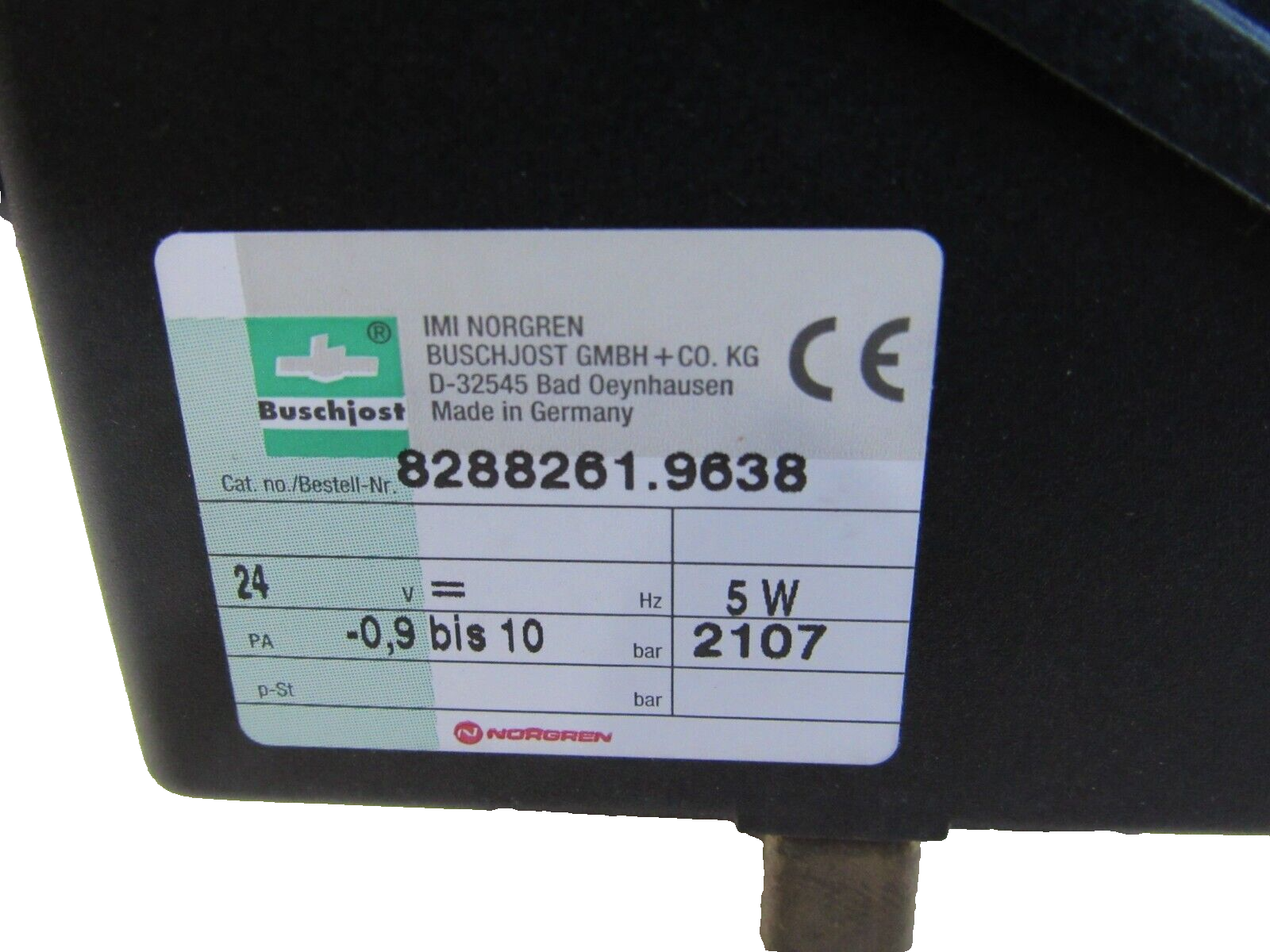 NEW IMI NORGREN 8288261.9638 STEPPER MOTORIZED VALVE 82882619638 - Image 3