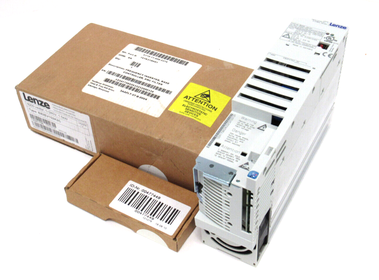 NEW LENZE E82EV152K2C FREQUENCY INVERTER 8200 VECTOR - SB