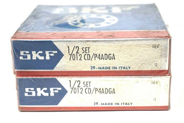 NEW SET SKF 7012 CD /P4ADGA BEARINGS 7012CDP4ADGA - Image 3