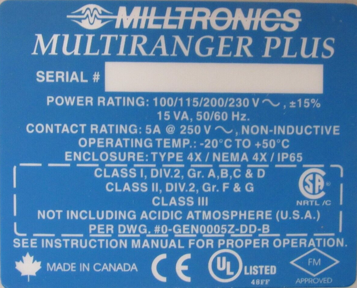 NEW SIEMENS 7ML10203EB14 MILLTRONICS MULTIRANGER LEVEL CONTROLLER - Image 5