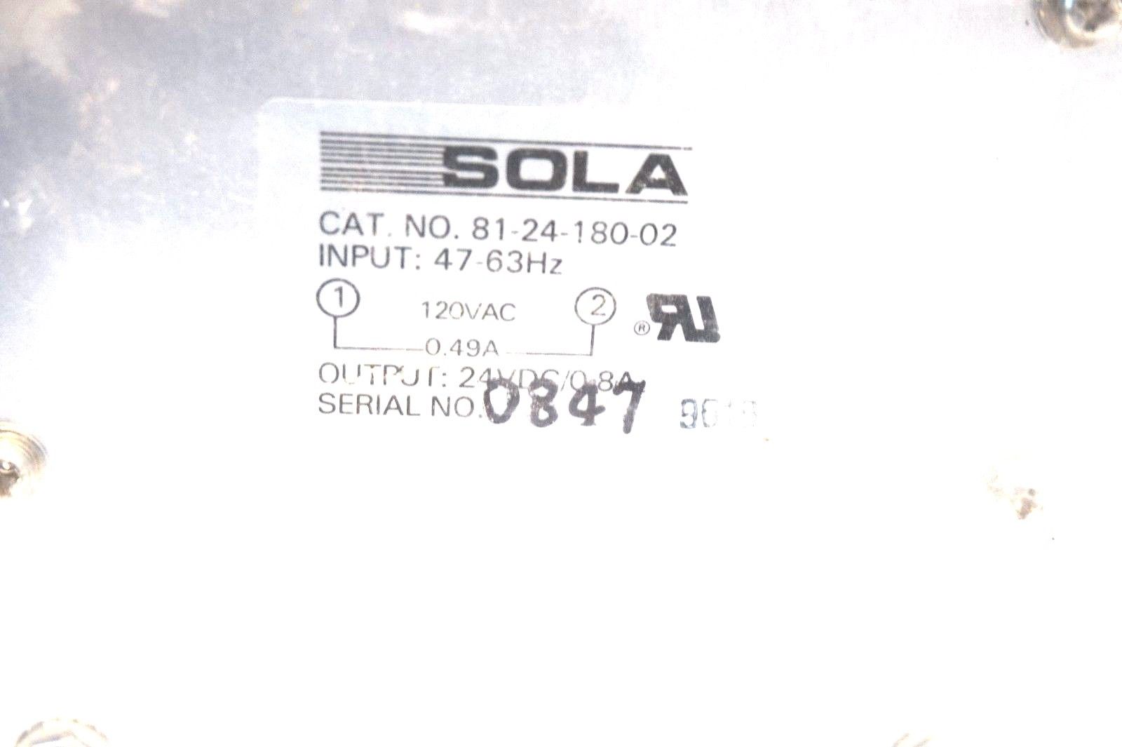 NEW SOLA 81-24-180-02 POWER SUPPLY 812418002 - Image 3