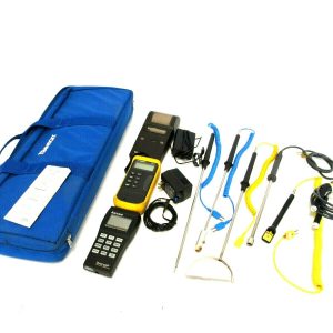 USED OMEGA HH11 THERMOCOUPLE THERMOMETER W/ BARNANT 600-1050 HP PRINTER