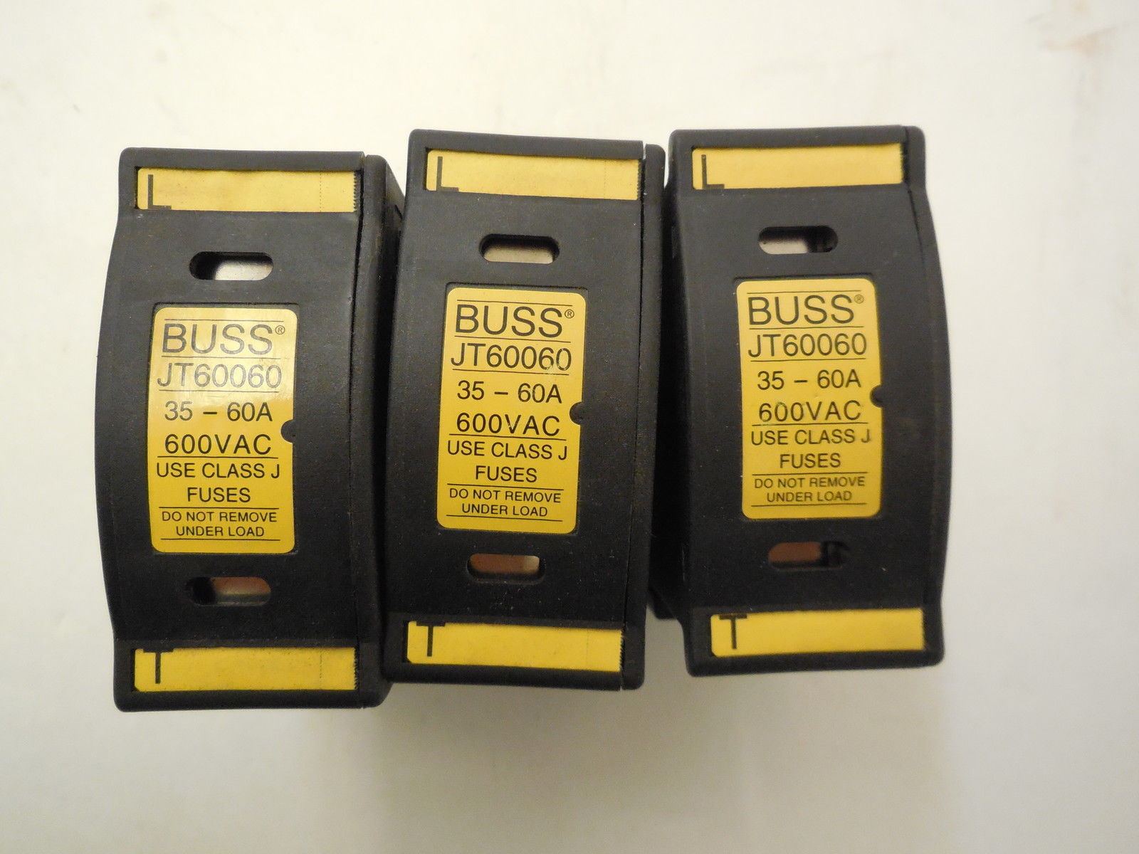 3 COOPER BUSSMANN JT60060 FUSE BLOCK JT60060 SB Industrial Supply, Inc.